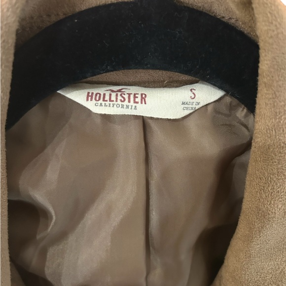 🤩 SALE HOLLISTER Women's Fringe Suede Leather Jacket - Picture 3 of 3